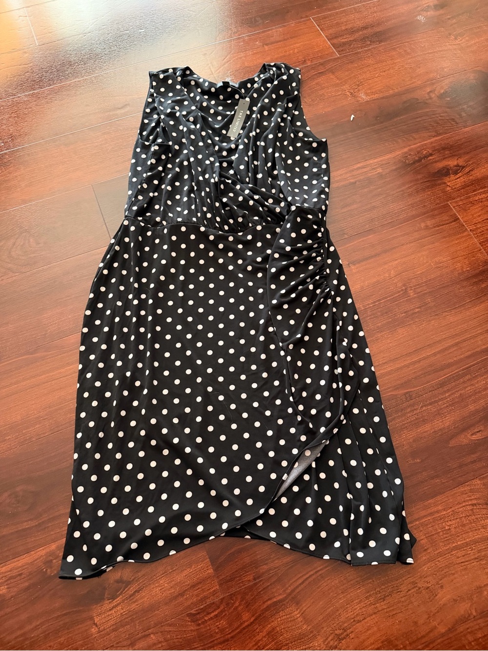 The Limited Black and White Polka Dot Dress